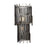 Varaluz Park Row 3-Lt Sconce, Matte Black/French Gold