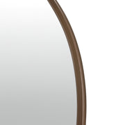 Varaluz Stopwatch Round Accent Wall Mirror, 40"W x 40"H, Bronze
