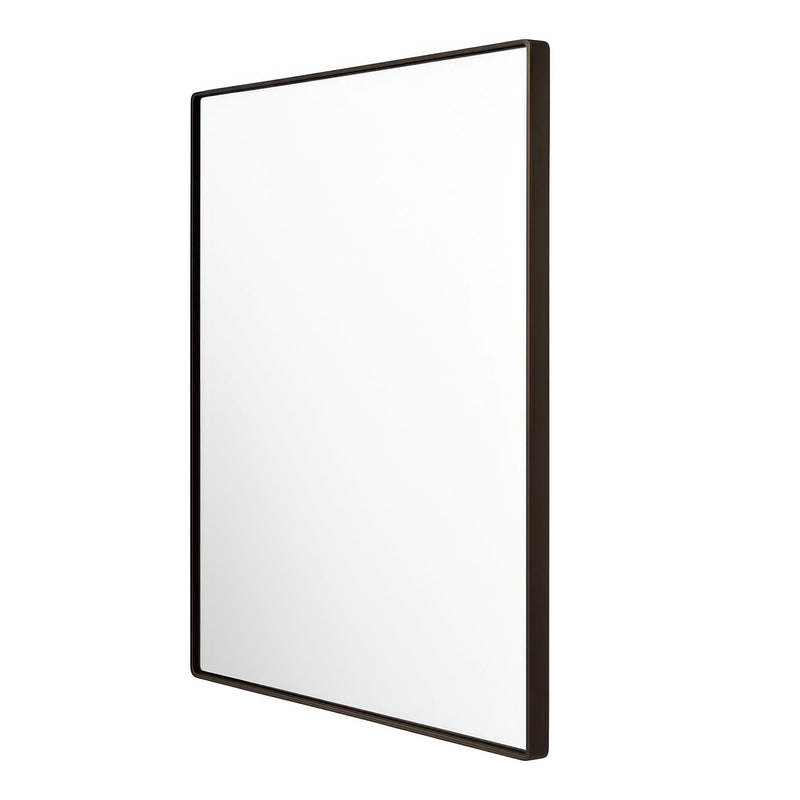 Varaluz Kye Rounded Square Wall Mirror, 30"W x 30"H, Bronze