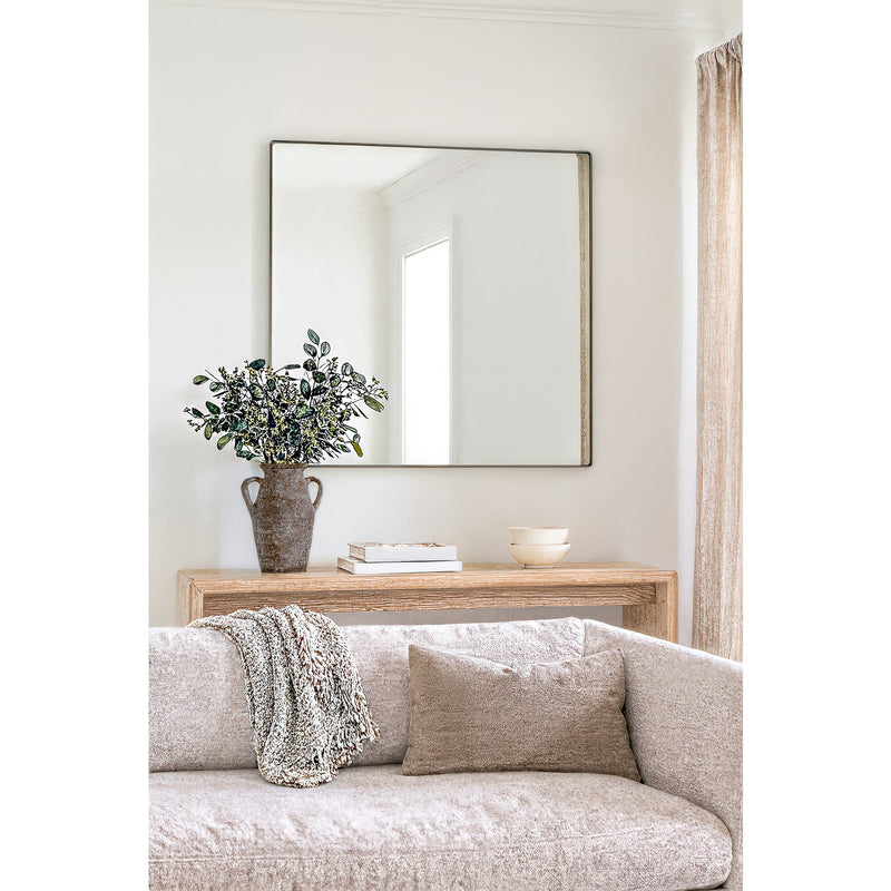 Varaluz Kye Rounded Square Wall Mirror, 40"W x 40"H, Bronze