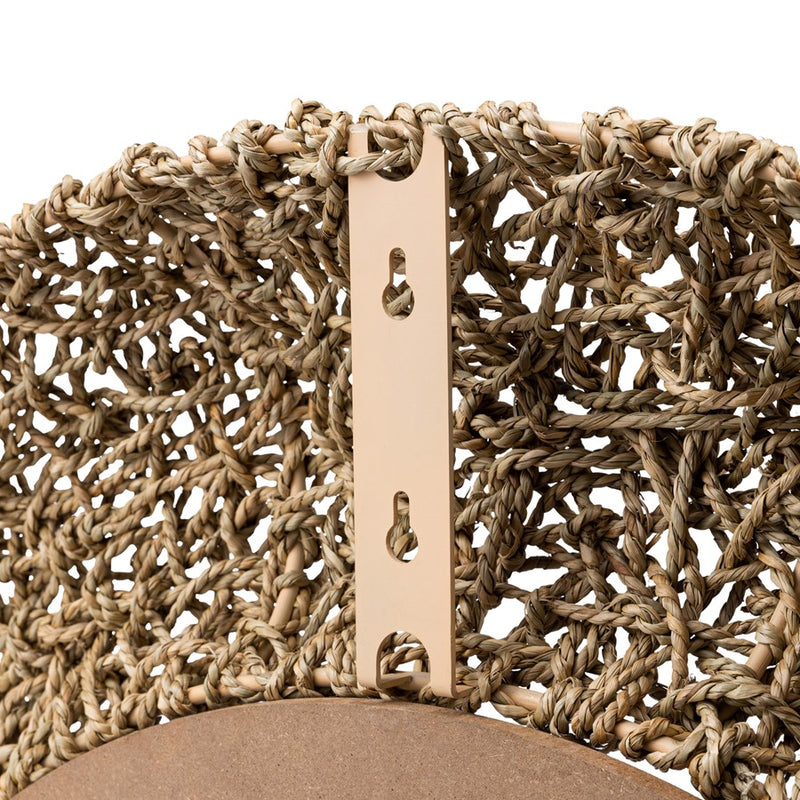 Varaluz Tangled 33-in Wall Mirror, Natural Rope