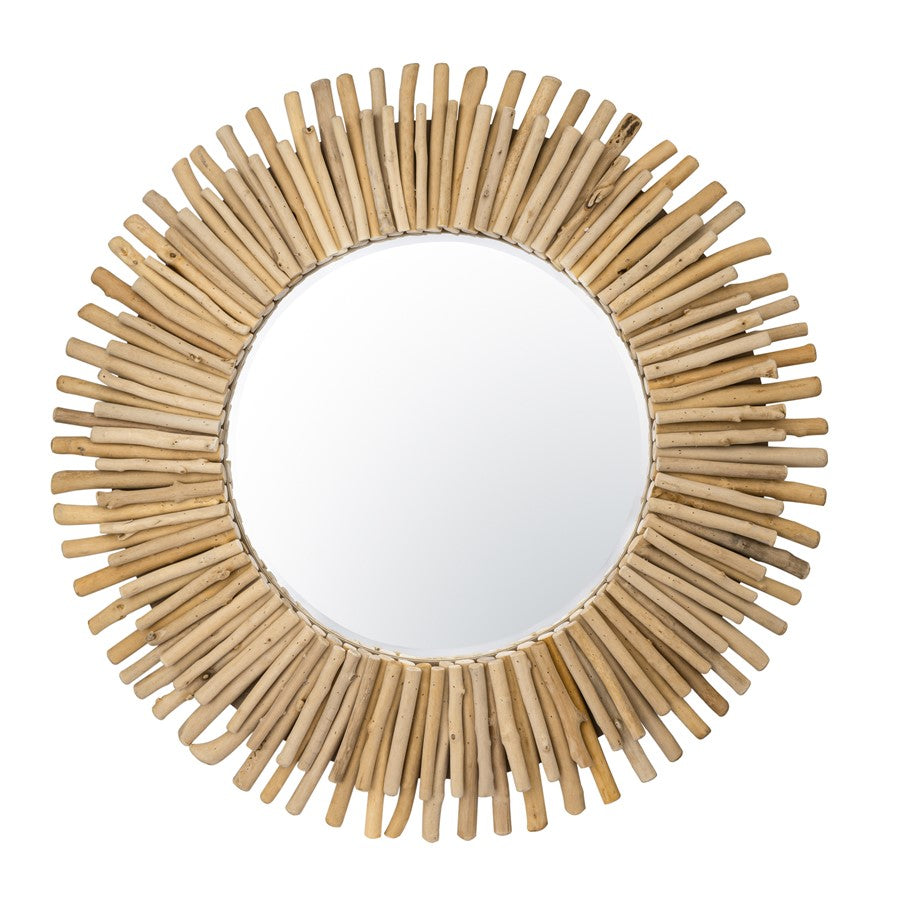 Varaluz Drifter 34-in Wall Mirror, Natural Driftwood - 407MI12