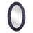 Varaluz Athena 24x40 Oval Wall Mirror, Black/Midnight Blue Seagrass - 457MI24MBM