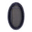 Varaluz Athena 24x40 Oval Wall Mirror, Black/Midnight Blue Seagrass