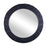 Varaluz Athena 40" Round Wall Mirror, Black/Midnight Blue Seagrass - 457MI40MBM