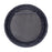 Varaluz Athena 40" Round Wall Mirror, Black/Midnight Blue Seagrass