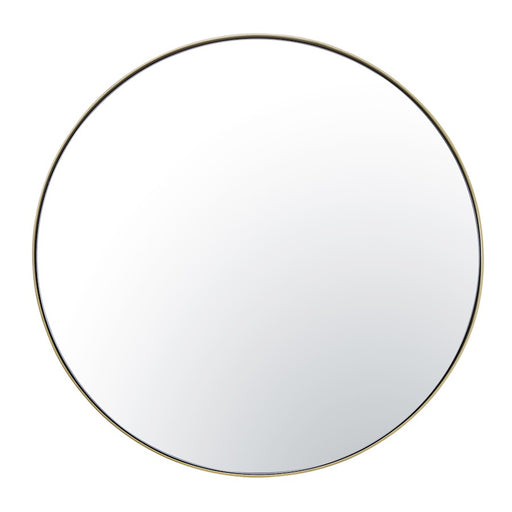 Varaluz Tablet 30" Round Wall Mirror, Gold - 458MI30GO