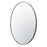 Varaluz Tablet 40" Round Wall Mirror, Black