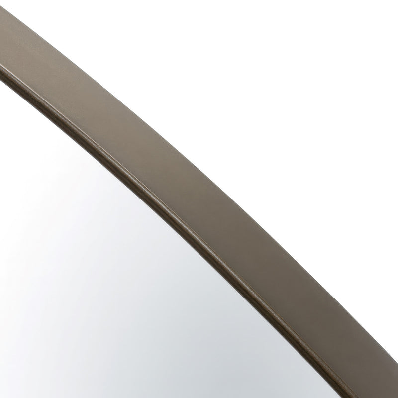 Varaluz Tablet Round Wall Mirror, 40"W x 40"H, Bronze