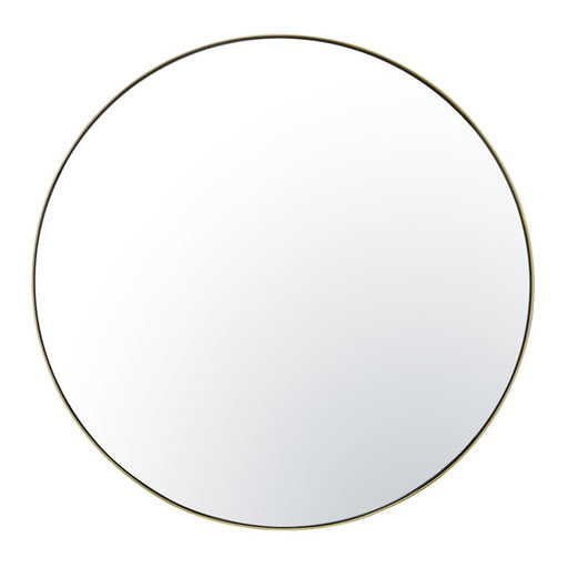 Varaluz Tablet 40" Round Wall Mirror, Gold - 458MI40GO