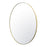 Varaluz Tablet 40" Round Wall Mirror, Gold