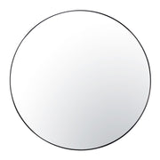 Varaluz Tablet 50" Round Wall Mirror, Black - 458MI50BL