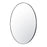 Varaluz Tablet 50" Round Wall Mirror, Black