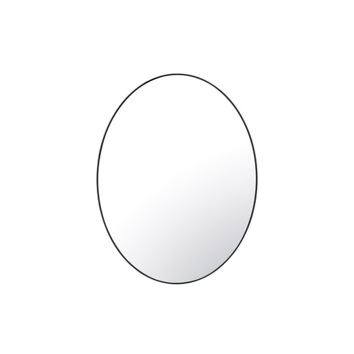 Varaluz Tablet Oval Wall Mirror, 22"W x 30"H, Black