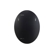 Varaluz Tablet Oval Wall Mirror, 22"W x 30"H, Black
