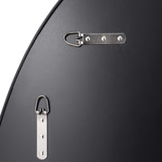 Varaluz Tablet Oval Wall Mirror, 22"W x 30"H, Black