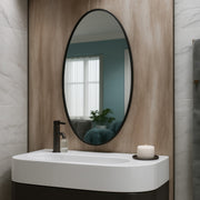 Varaluz Tablet Oval Wall Mirror, 22"W x 30"H, Bronze