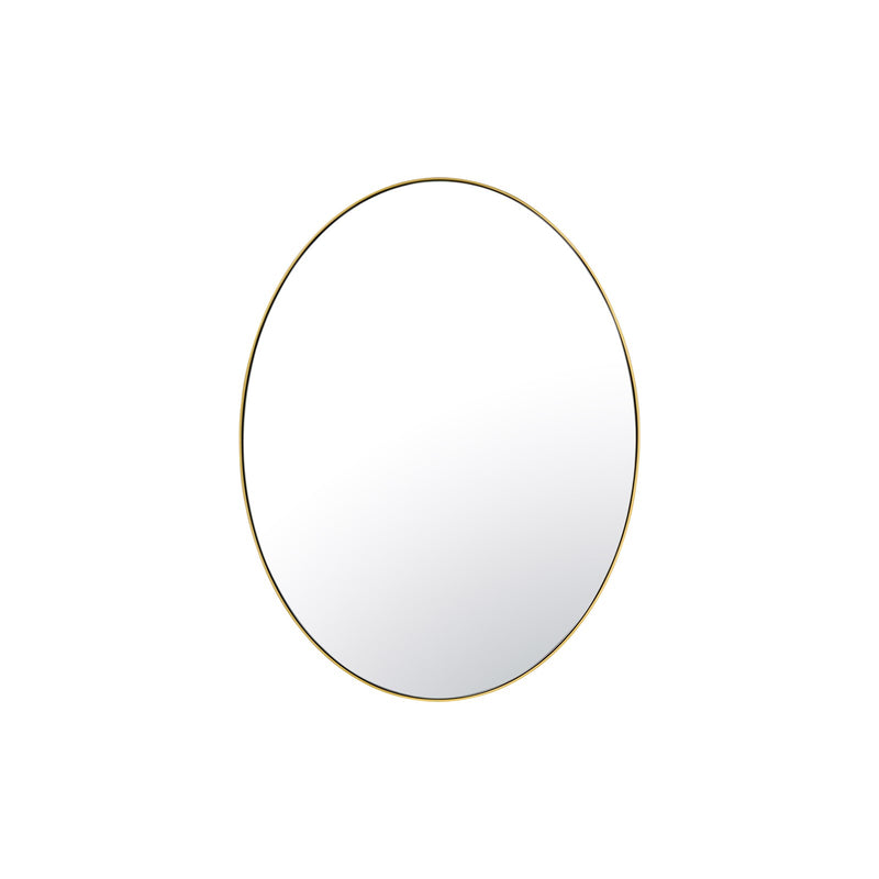 Varaluz Tablet Oval Wall Mirror, 22"W x 30"H, Gold