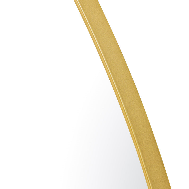 Varaluz Tablet Oval Wall Mirror, 22"W x 30"H, Gold
