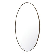 Varaluz Tablet Oval Wall Mirror, 24"W x 40"H, Bronze