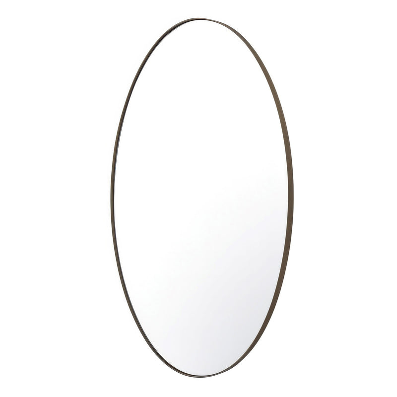 Varaluz Tablet Oval Wall Mirror, 24"W x 40"H, Bronze
