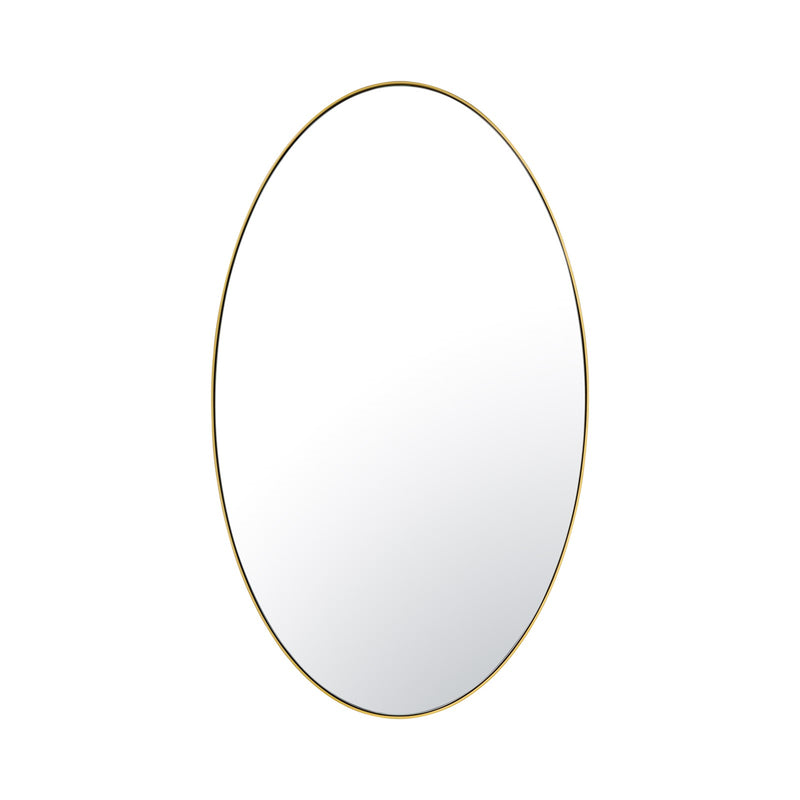 Varaluz Tablet Oval Wall Mirror, 24"W x 40"H, Gold