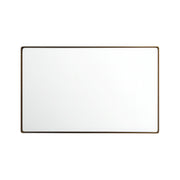 Varaluz Kye Vertical Rounded Rectangular Wall Mirror, Bronze