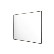 Varaluz Kye Vertical Rounded Rectangular Wall Mirror, Bronze