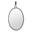 Varaluz Stopwatch Oval Powder Room Mirror