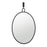 Varaluz Stopwatch Oval Powder Room Mirror