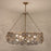 Varaluz Ethereal Rose 8 Light Chandelier, Havana Gold Ombre