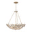 Varaluz Ethereal Rose 6 Light Inverted Pendant, Havana Gold Ombre