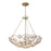 Varaluz Ethereal Rose 6 Light Inverted Pendant, Havana Gold Ombre