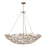 Varaluz Ethereal Rose 10 Light Inverted Pendant, Havana Gold Ombre