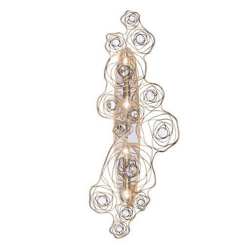 Varaluz Ethereal Rose 4 Light Sconce, Gold Ombre/Stainless Accents - 500W04HGOB