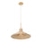 Varaluz Hilton Head 1 Light Medium Pendant, Gold/Seagrass