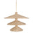 Varaluz Hilton Head 15 Light 3-Tier Pendant, Gold/Seagrass - 502P15FGN