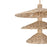 Varaluz Hilton Head 15 Light 3-Tier Pendant, Gold/Seagrass