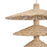 Varaluz Hilton Head 15 Light 3-Tier Pendant, Gold/Seagrass