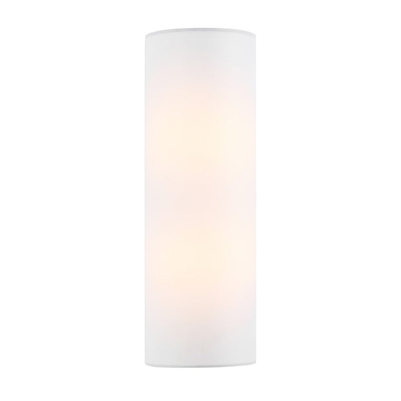 Varaluz Patchwork 2 Light ADA Bath Light, Black/Brass/White Cotton - 503B02BLSB