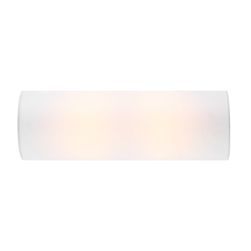 Varaluz Patchwork 2 Light ADA Bath Light, Black/Brass/White Cotton