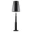 Varaluz Giustino 6 Light Floor Lamp, Matte Black/Matte Black