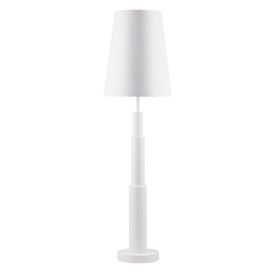 Varaluz Giustino 6 Light Floor Lamp, Matte White/Matte White - 504L06MW