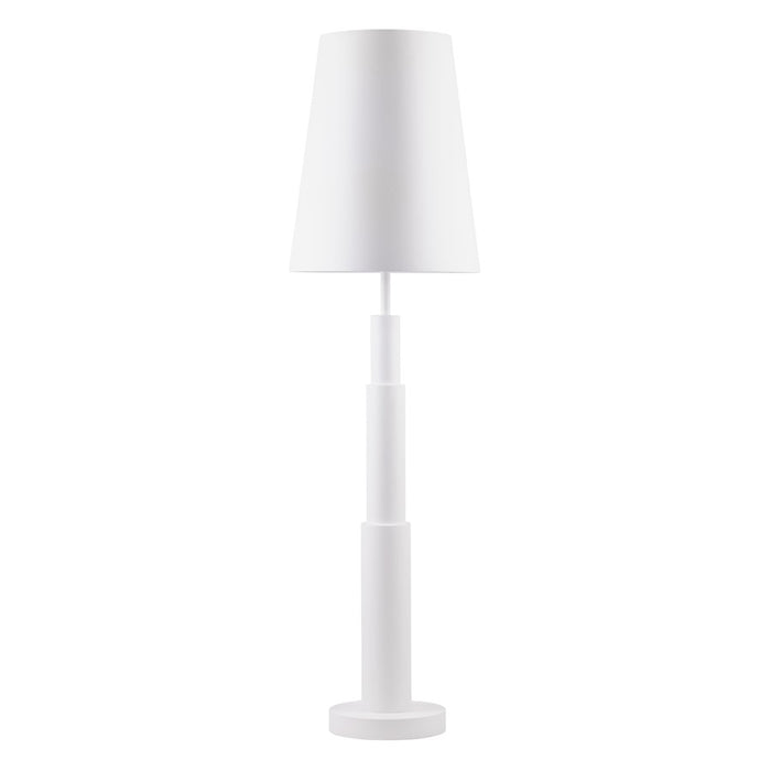 Varaluz Giustino 6 Light Floor Lamp, Matte White/Matte White