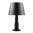 Varaluz Giustino 3 Light Table Lamp, Matte Black/Matte Black - 504T03MB