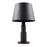 Varaluz Giustino 3 Light Table Lamp, Matte Black/Matte Black