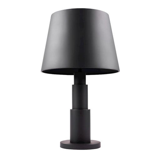 Varaluz Giustino 3 Light Table Lamp, Matte Black/Matte Black