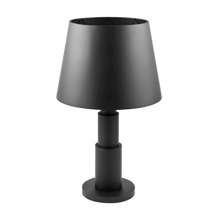 Varaluz Giustino 3 Light Table Lamp, Matte Black/Matte Black