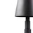 Varaluz Giustino 3 Light Table Lamp, Matte Black/Matte Black