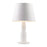 Varaluz Giustino 3 Light Table Lamp, Matte White/Matte White